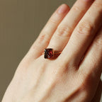 GARNET COCKTAIL RING