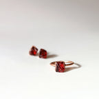 GARNET COCKTAIL RING