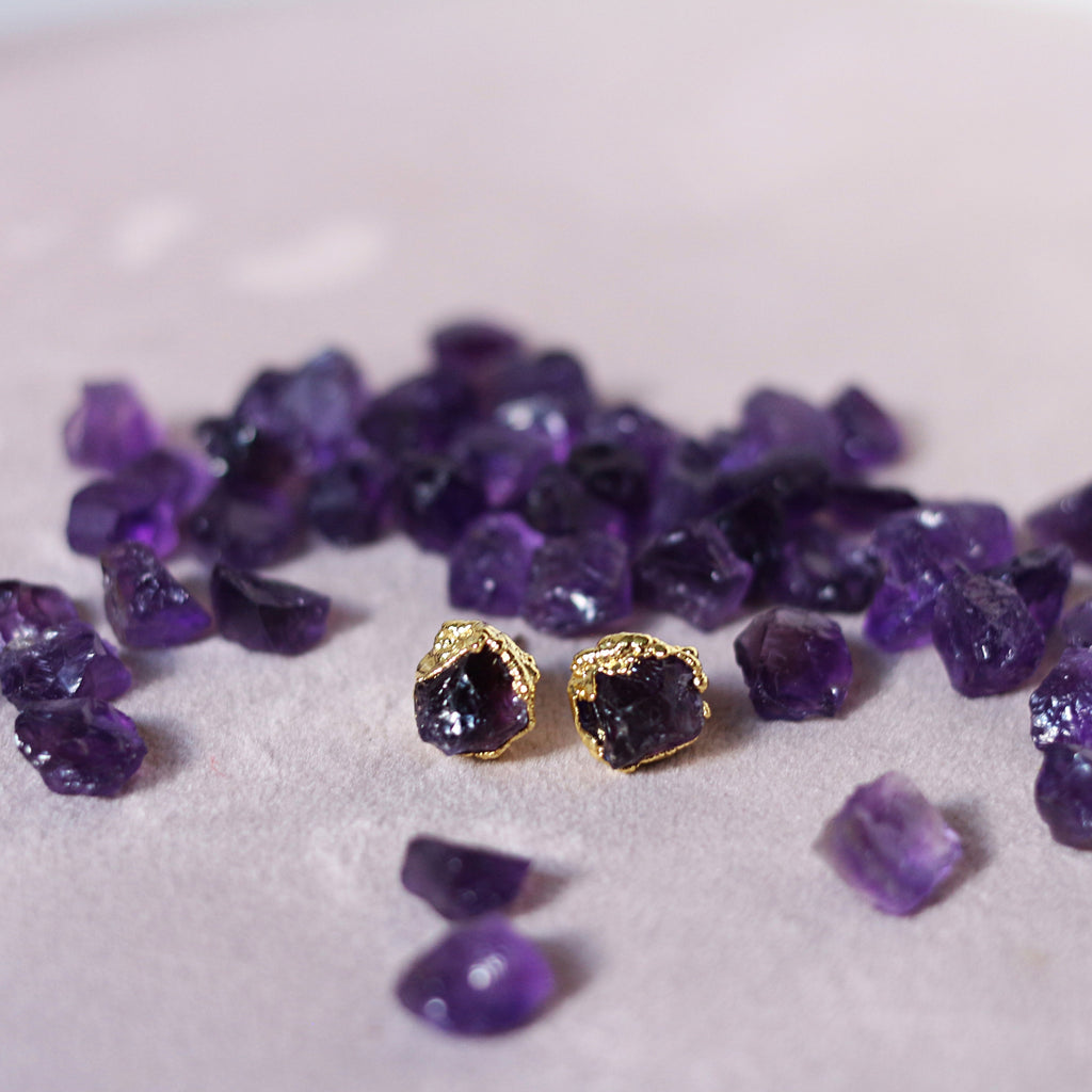 AMETHYST EARRINGS