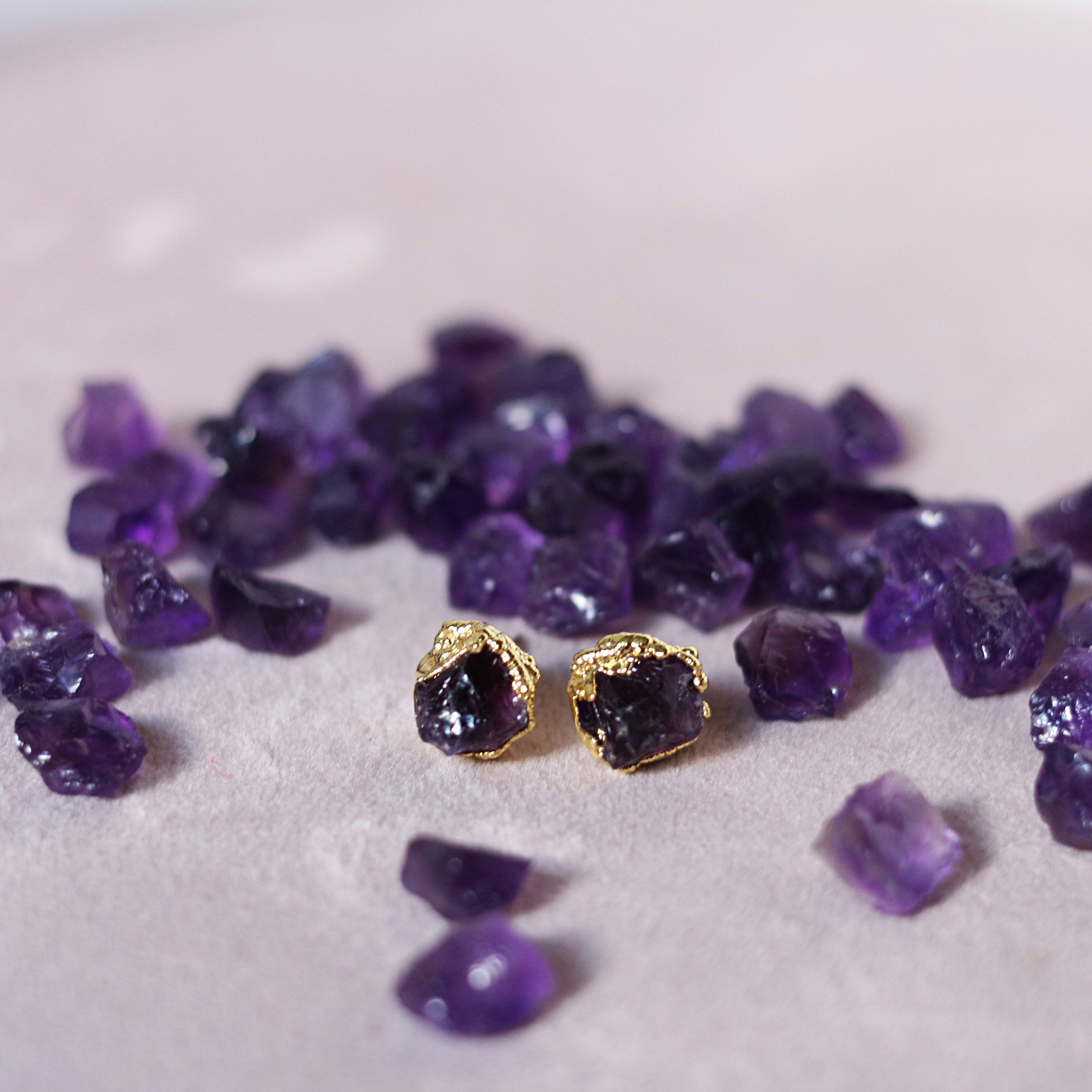AMETHYST EARRINGS