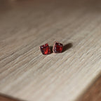 GARNET EARRINGS