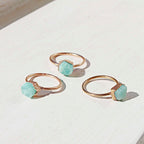 AMAZONITE COCKTAIL RING