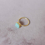AMAZONITE COCKTAIL RING