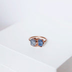 TANZANITE TWO-STONE RING