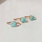 AMAZONITE COCKTAIL RING